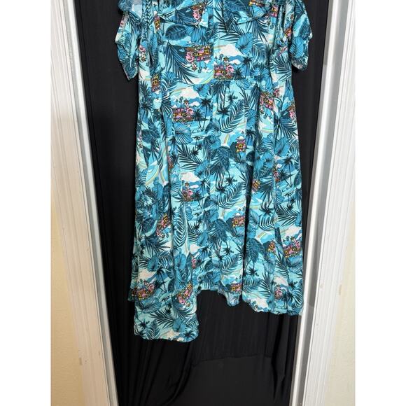 Torrid Disney Encanto Cold Shoulder Beachy tropical resort Dress 4 Plus - Picture 10 of 14